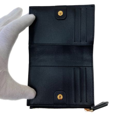  FENDI フェンディ 2つ折り財布  レザー 8M0447 AAYZ FOKUR ブラック