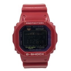 〇〇 CASIO カシオ G-SHOCK タフソーラー GWX-5600C-4JF レッド メンズ 腕時計 Bランク