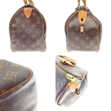 LOUIS VUITTON ルイヴィトン モノグラム スピーディ 25　ハンドバッグ 鍵欠品 M41528 ブラウン x ベージュ 現状渡し