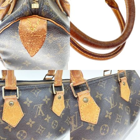  LOUIS VUITTON ルイヴィトン モノグラム スピーディ 25　ハンドバッグ 鍵欠品 M41528 ブラウン x ベージュ 現状渡し