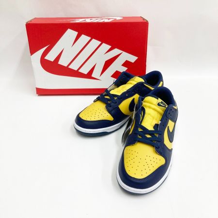  NIKE ナイキ ナイキ ダンク ロー レトロ DUNK LOW RETRO MICHIGAN 27cm DD1391-700 イエロー×ネイビー x ネイビー 未使用品