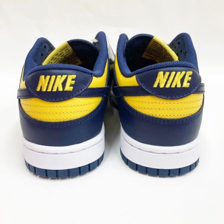  NIKE ナイキ ナイキ ダンク ロー レトロ DUNK LOW RETRO MICHIGAN 27cm DD1391-700 イエロー×ネイビー x ネイビー 未使用品