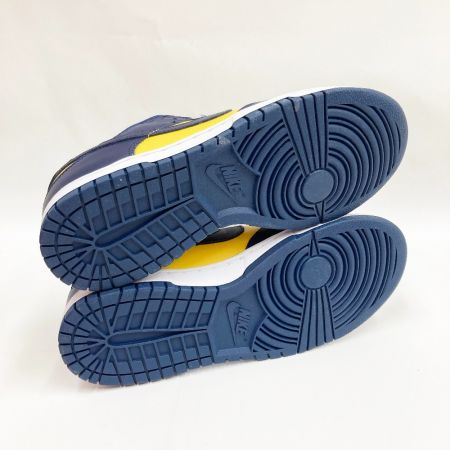  NIKE ナイキ ナイキ ダンク ロー レトロ DUNK LOW RETRO MICHIGAN 27cm DD1391-700 イエロー×ネイビー x ネイビー 未使用品