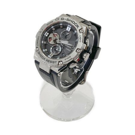  CASIO カシオ G-SHOCK Gショック G-STEEL 腕時計 GST-B100 シルバー x ブラック