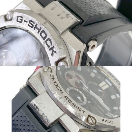  CASIO カシオ G-SHOCK Gショック G-STEEL 腕時計 GST-B100 シルバー x ブラック