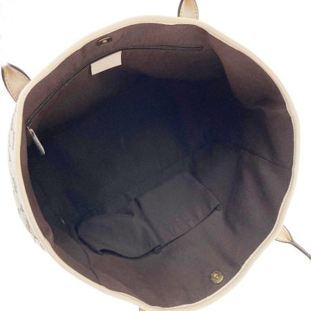  GUCCI グッチ GGキャンバス トートバッグ ハンドバッグ 169946 ホワイト x ベージュ