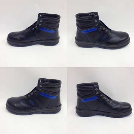  simon シモン 安全靴 編上靴  SL22-BL ブラック x ブルー