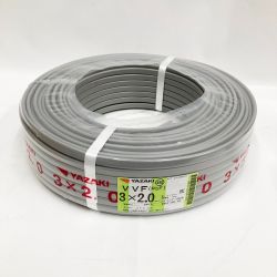 〇〇 YAZAKI ヤザキ VVFケーブル 3芯 3× 2.0 PbF 100m 未開封品 Nランク