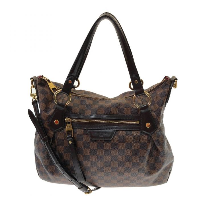 中古】 LOUIS VUITTON ルイヴィトン ダミエ・エベヌ イーヴォラMM ...