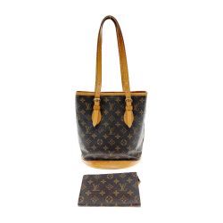 〇〇 LOUIS VUITTON ルイヴィトン モノグラム プチ バケット ポーチ付 トートバッグ M42238 現状渡し ジャンク品 Dランク