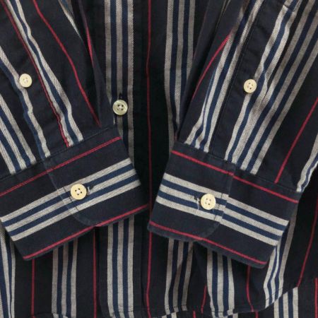  BURBERRY LONDON バーバリーロンドン メンズ シャツ サイズL ネイビー