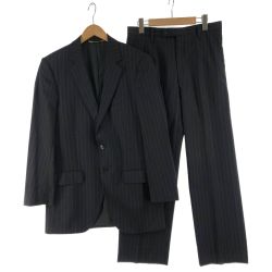 〇〇 DOLCE & GABBANA ドルチェアンドガッバーナ メンズ スーツ ストライプ サイズ46（イタリア） ネイビー Cランク