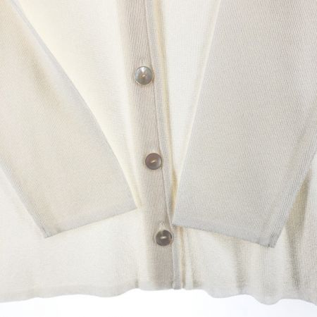  Yves Saint Laurent イブサンローラン レディース カーディガン サイズL ホワイト