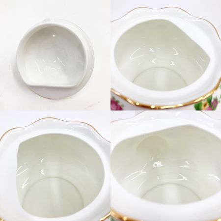  ロイヤルアルバート ニュー カントリー ローズ  ティーポット ホワイト