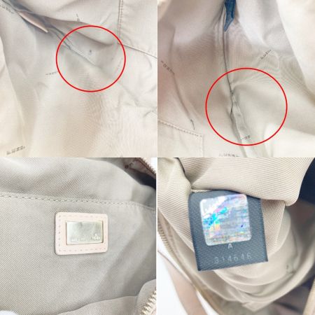  FENDI フェンディ ズッカ  ワンショルダー ハンドバッグ キャンバス ベージュ 現状渡し