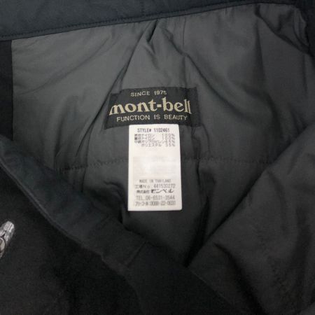  mont･bell モンベル メンズ　ドライテックインシュレーテッドパンツ　サイズＸＬ　 ブラック