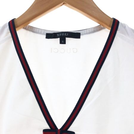  GUCCI グッチ レディース Tシャツ サイズＳ ホワイト