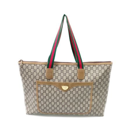 【中古】 GUCCI PLUS グッチプラス シェリーライン トートバッグ