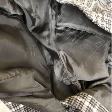  Leilian レリアン レディース パンツ チェック サイズ13+ グレー