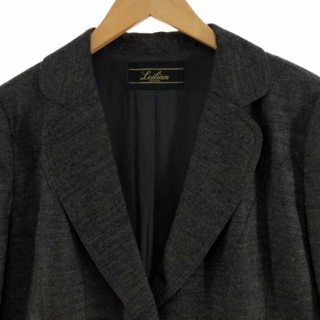  Leilian レリアン レディース ジャケット サイズ13 ブラウン