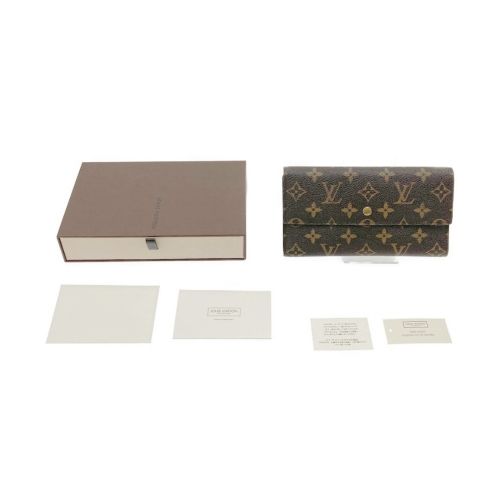 中古】 LOUIS VUITTON ルイヴィトン モノグラム ポルト トレゾール