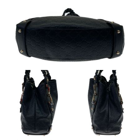  GUCCI グッチ GG ホースビット ハンドバッグ 162900 ブラック