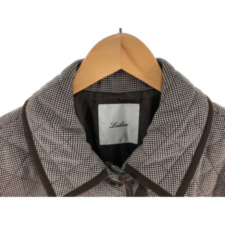  Leilian レリアン レディース コート キルティングコート サイズ11 ブラウン