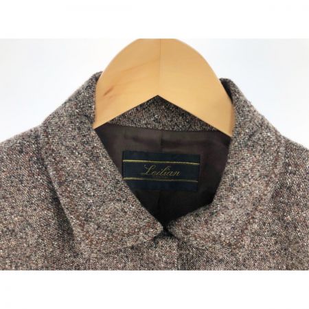  Leilian レリアン レディース スーツ サイズ13 ブラウン