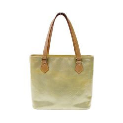 〇〇 LOUIS VUITTON ルイヴィトン モノグラム ヴェルニ ヒューストン トートバッグ ハンドバッグ M91121 ベージュ 現状渡し Cランク