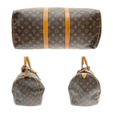  LOUIS VUITTON ルイヴィトン モノグラム キーポル 45 ボストンバッグ M41428 ブラウン x ベージュ 現状渡し