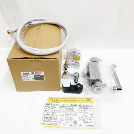  KVK 壁付サーモスタット式シャワー混合水栓 寒冷地用 KF800WT 未使用品 開封済み