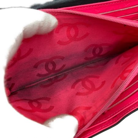  CHANEL シャネル カンボンライン 長財布 ココマーク  A50077 ブラック