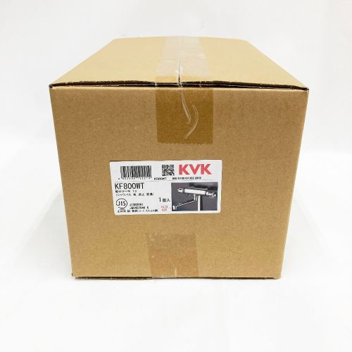 中古】 KVK 付サーモスタット式シャワー混合水栓 寒冷地用 KF800WT 未