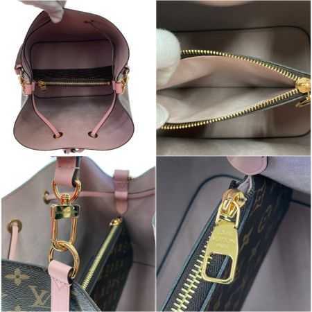  LOUIS VUITTON ルイヴィトン モノグラム ネオノエ  ショルダーバッグ M44022 ローズプードル x ブラウン