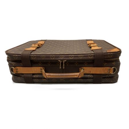  LOUIS VUITTON ルイヴィトン モノグラム サテライト トラベルバッグ  M23356 ブラウン 現状渡し