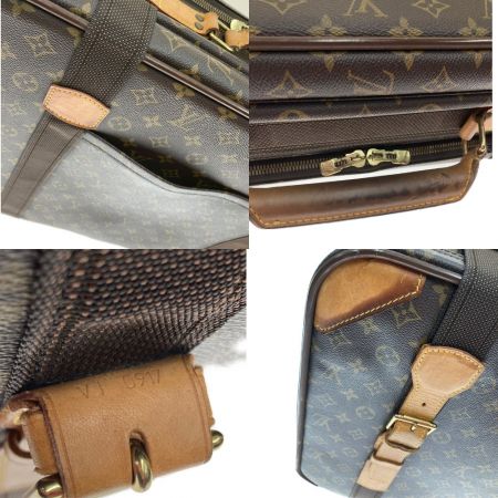  LOUIS VUITTON ルイヴィトン モノグラム サテライト トラベルバッグ  M23356 ブラウン 現状渡し