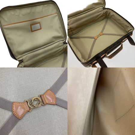  LOUIS VUITTON ルイヴィトン モノグラム サテライト トラベルバッグ  M23356 ブラウン 現状渡し