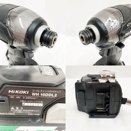  HiKOKI ハイコーキ 18V コードレスインパクトドライバ 電動工具  WH18DDL2