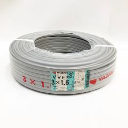 〇〇 YAZAKI ヤザキ VVFケーブル 3芯 3 × 1.6 PbF 100m 未使用品 Nランク