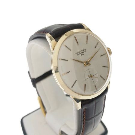  ユリスナルダン 腕時計 手巻き 本体のみ クロノメーター 14K 現状渡し ヴィンテージ