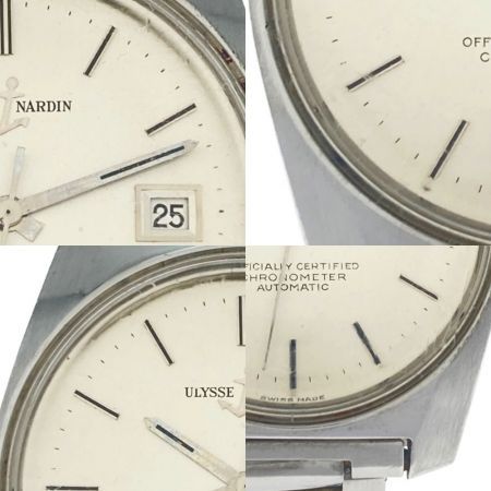  ユリスナルダン クロノメーター デイト ヴィンテージ 現状渡し 稼働品