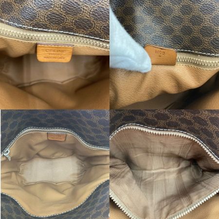  CELINE セリーヌ ショルダーバッグ マカダム柄 ターンロック M92 ブラウン 現状渡し