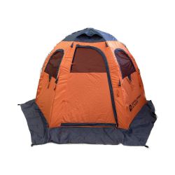 〇〇 DOPPELGANGER OUTDOOR ドッペルギャンガーアウトドア ワンタッチ フィッシング テント　 T3-65 オレンジ 現状渡し Bランク