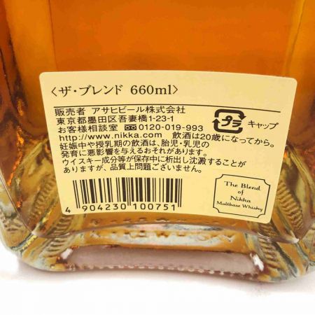 【北海道内限定発送】  ウィスキー ザ・ブレンド・オブ・ニッカ 660ml 45度 未開栓