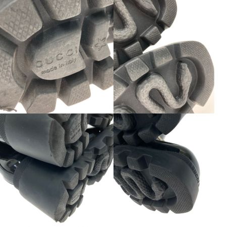  GUCCI グッチ エナメル ホースビットアンクルブーツ SIZE 38 670407 ブラック