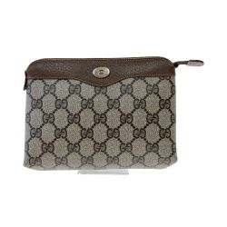 〇〇 GUCCI グッチ OLD GUCCI ポーチ コスメポーチ 89 01 020 ブラウン 現状渡し Bランク