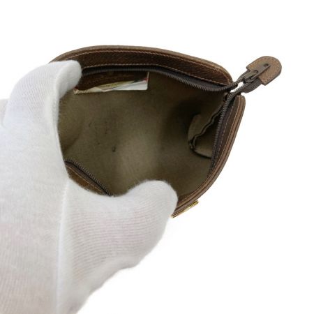  GUCCI グッチ OLD GUCCI ポーチ コスメポーチ 89 01 020 ブラウン 現状渡し