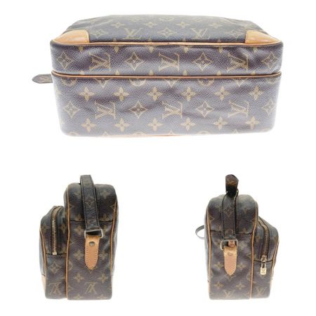  LOUIS VUITTON ルイヴィトン モノグラム ナイル ショルダーバッグ M45244 ブラウン 現状渡し ジャンク品