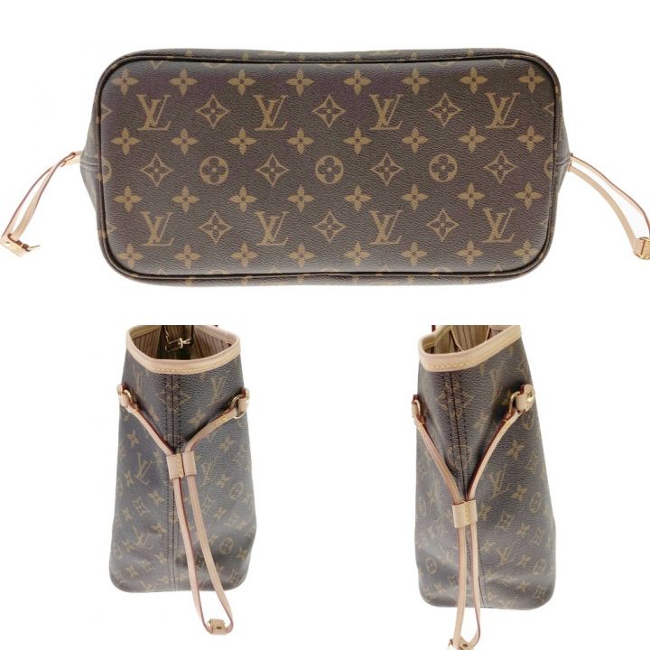 中古】 LOUIS VUITTON ルイヴィトン モノグラム ネヴァーフルMM ポーチ付 トートバッグ M40995 ブラウン×ベージュ x ベージュ｜総合リサイクルショップ  なんでもリサイクルビッグバン オンラインストア