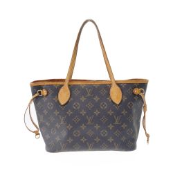 〇〇 LOUIS VUITTON ルイヴィトン モノグラム ネヴァーフルPM ショルダーバッグ M40155 ブラウン 現状渡し ジャンク品 Cランク